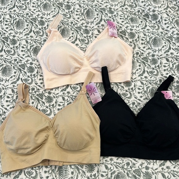 Set of 3 New Nursing / Maternity Bras - Picture 1 of 3